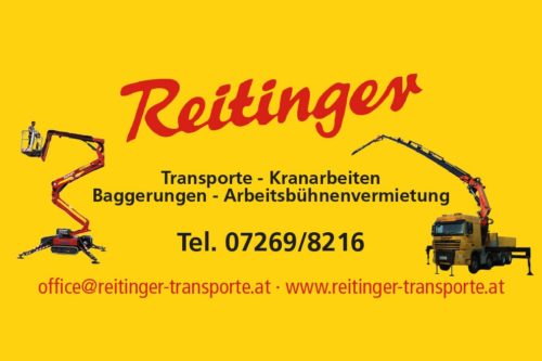 Martin Reitinger - Transporte | Baggerungen | Kranarbeiten
