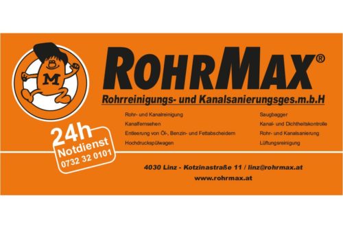 Rohr Max Rohrreinigung & Kanalsanierung Linz