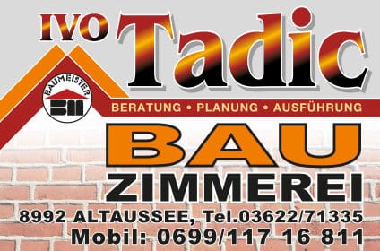 Bauunternehmen - Zimmerei Tadic Ivo
