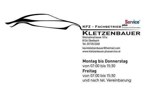 KFZ-Fachbetrieb Kletzenbauer
