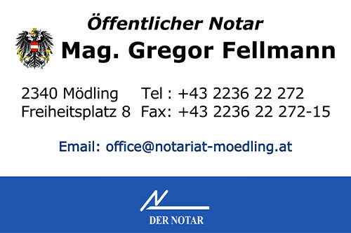 Mag. Gregor Fellmann - Öffentlicher Notar