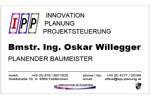 IPP Oskar Willegger Baumeister