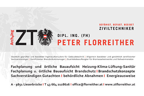 Ziviltechniker DI (FH) Peter Florreither