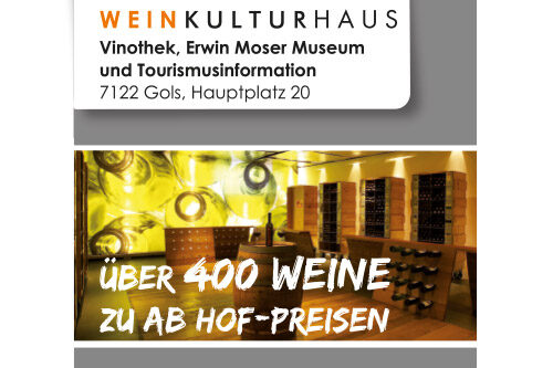 Weinkulturhaus Tourismusinformation GOLS