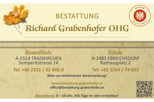 Bestattung Grabenhofer Richard OHG