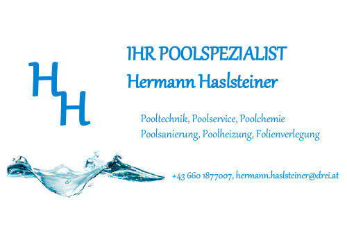 Ihr Poolspezialist Hermann Haslsteiner