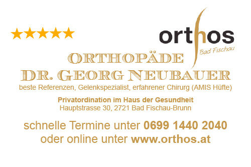 Facharzt für Orthopädie OA Dr. Georg Neubauer