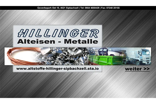 Alteisen und Metall D. Hillinger