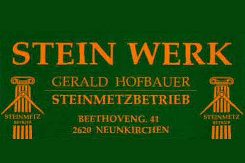 Stein Werk Gerald Hofbauer