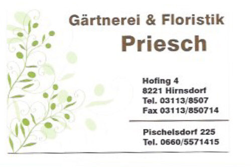 Gärtnerei & Floristik Priesch - Inh Bernhard Priesch