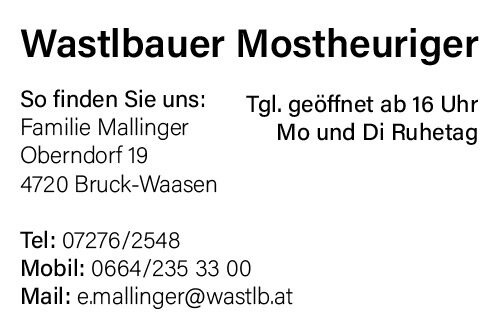 Wastlbauer Mostheuriger