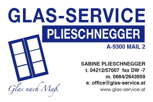 Glas- Service Plieschnegger