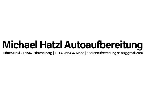 Michael Hatzl Autoaufbereitung